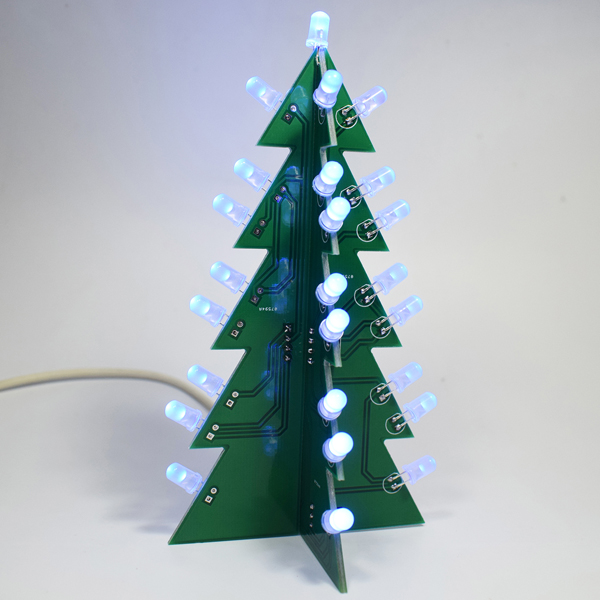 Geekcreit® DIY Star Effect 3D LED Decorative Christmas Tree Kit 19
