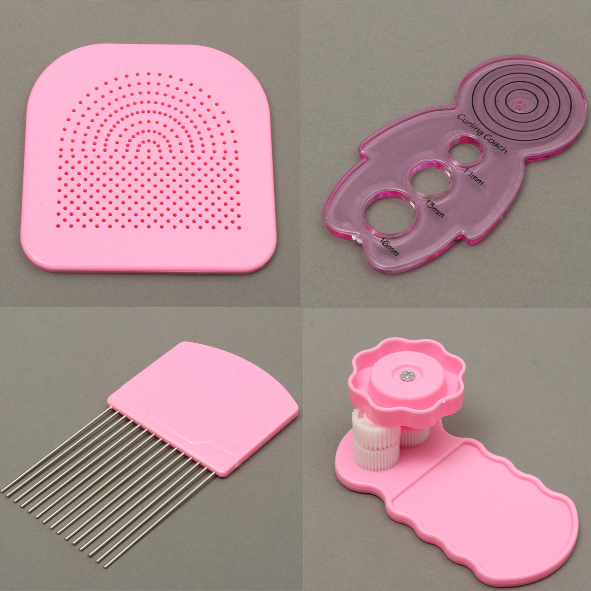 Quilling DIY Paper Art Craft Tool Full Kit Quilling Work Board Mould Grid Guide Tool 18