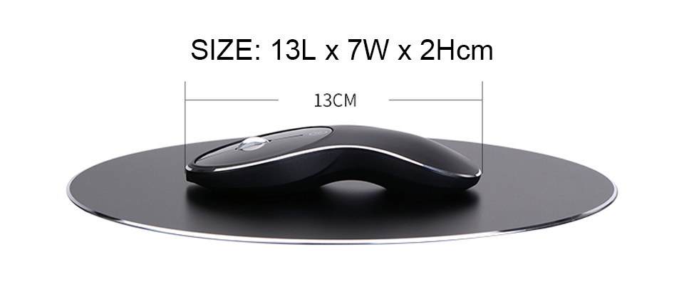 Q8 2.4G 1600dpi Wireless Rechargeable Silent Mouse USB Optical Ergonomic Mouse Mini Mouse Mice 30
