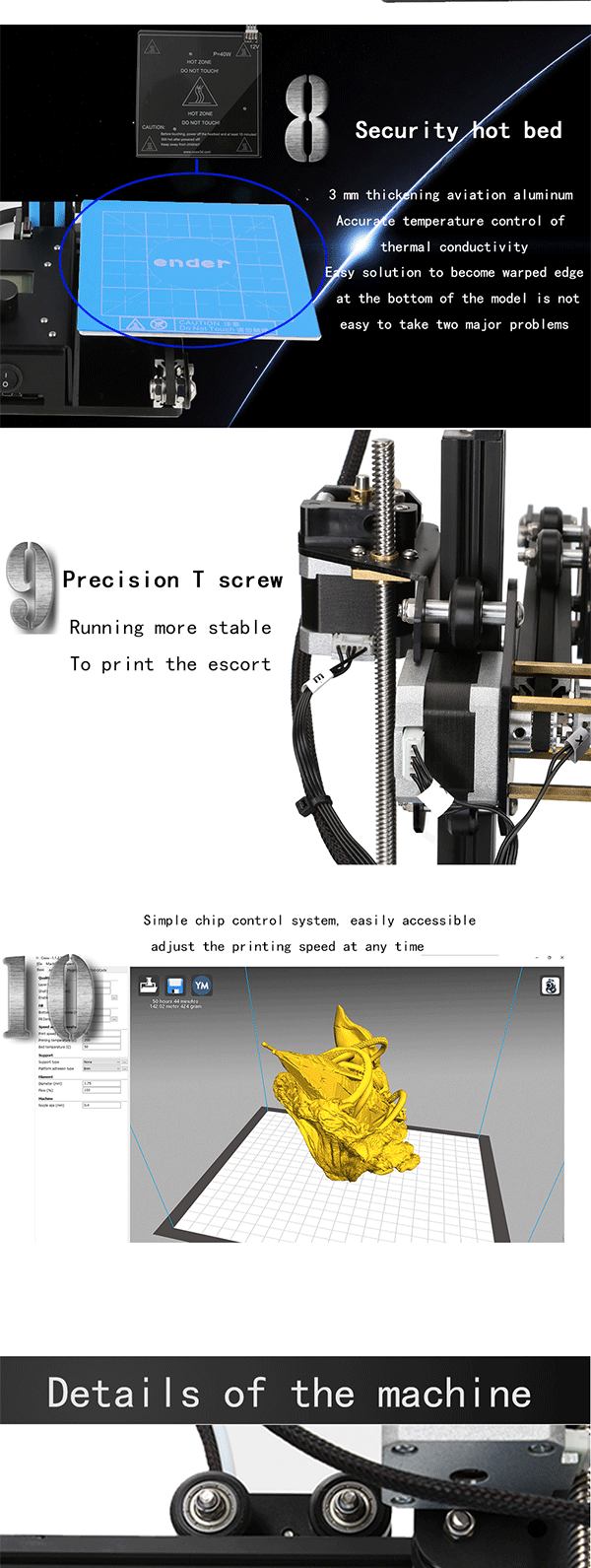 Creality 3D® Ender-2 DIY 3D Printer Kit 150*150*200mm Printing Size With Auto Leveling 1.75mm 0.4mm Nozzle 23