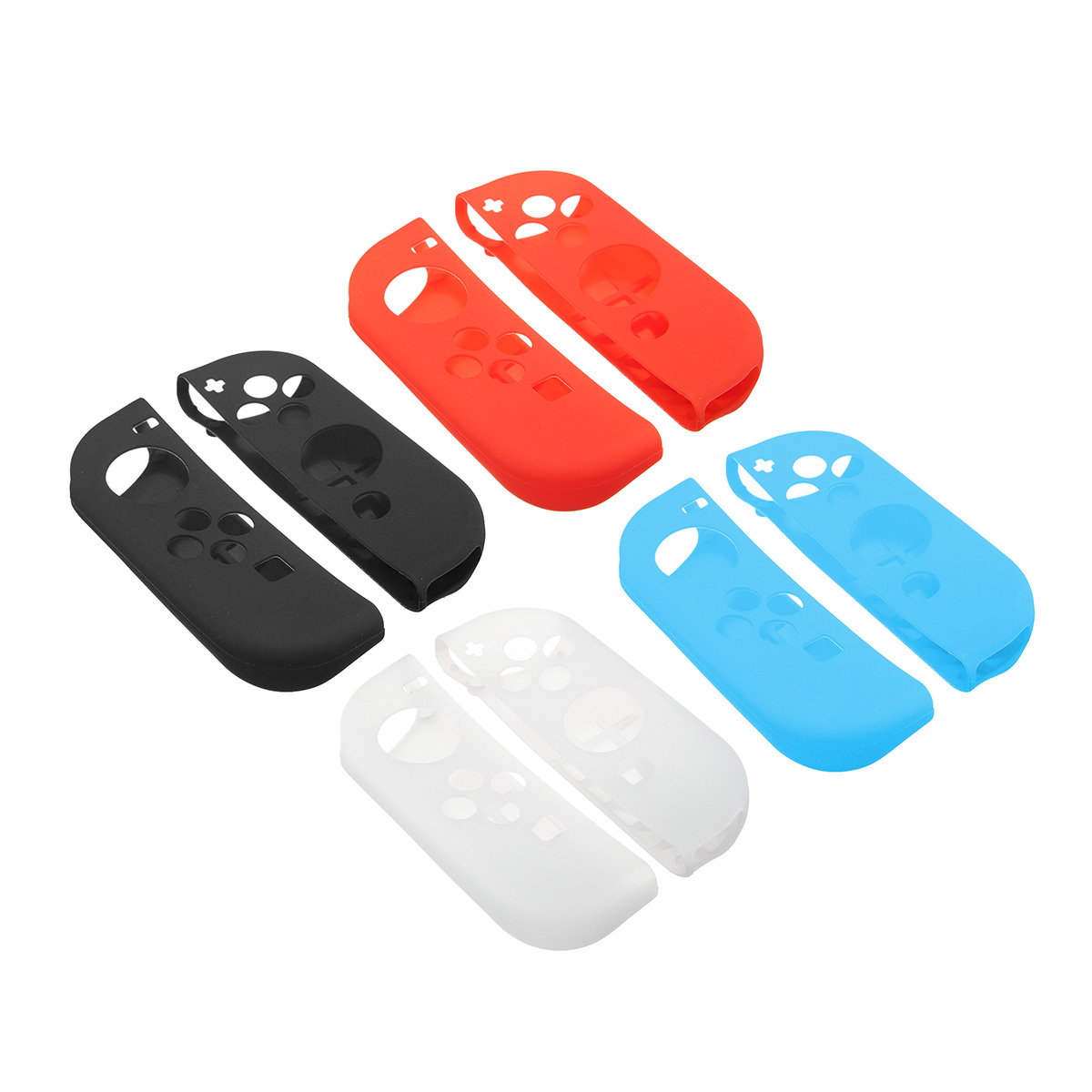 Silicon Case Protective Impact Resistant Rubber Skin Cover For Nintendo Switch Joy-Con Controller 73