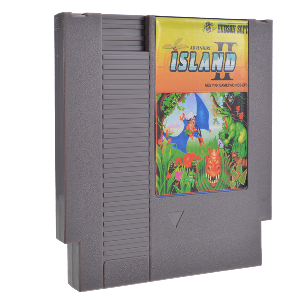 Hudson's Adventure Island II 72 Pin 8 Bit Game Card Cartridge for NES Nintendo 6