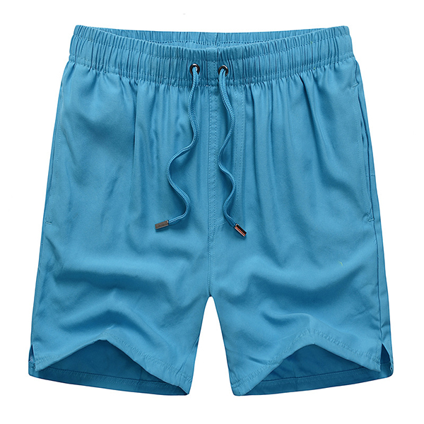 

Summer Seaside Surfing Quick-drying Lovers Casual Jogging Pure Color Beach Shorts