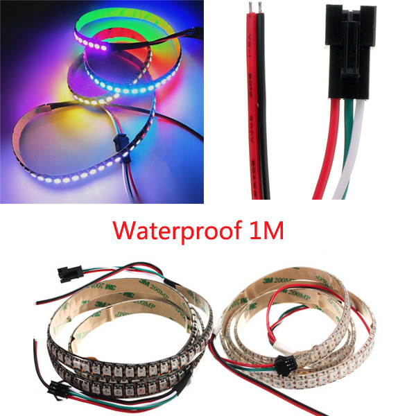 43W WS2812B Waterproof RGB LED Strip Waterproof 5V