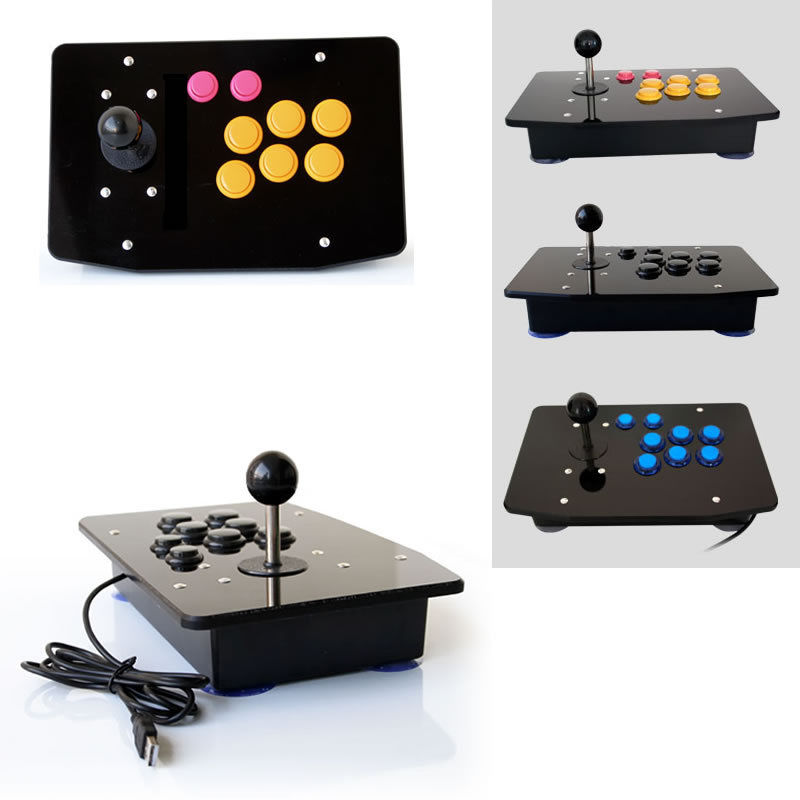 DIY Handle Arcade Joystick Game Controller Acrylic Panel and Case Replacement 9