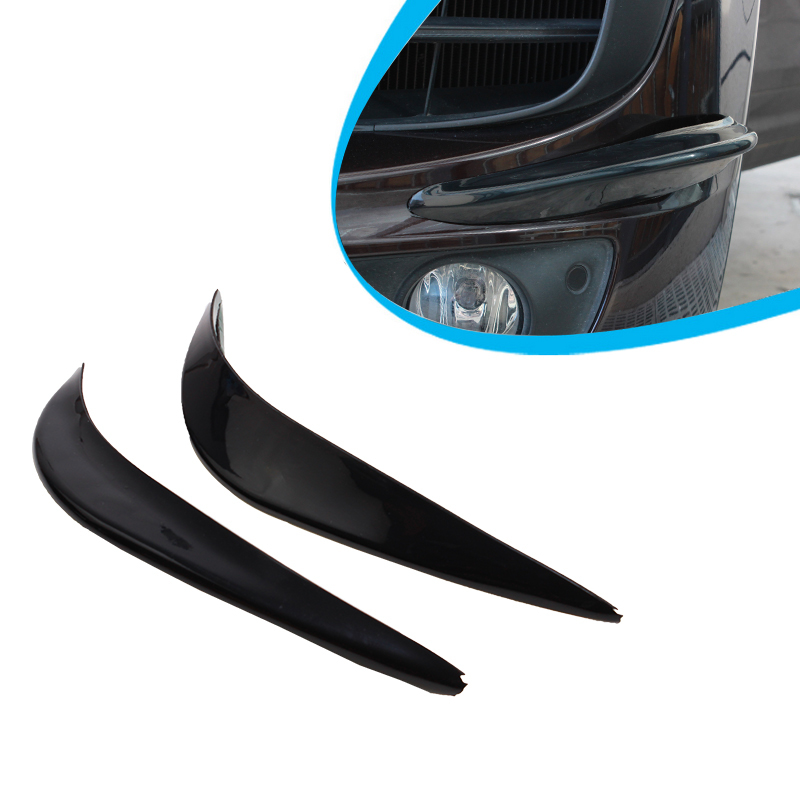 

SHUNWEI Pair PVC Bumper Strips Anti-Collision Strip For Front Rear Car
