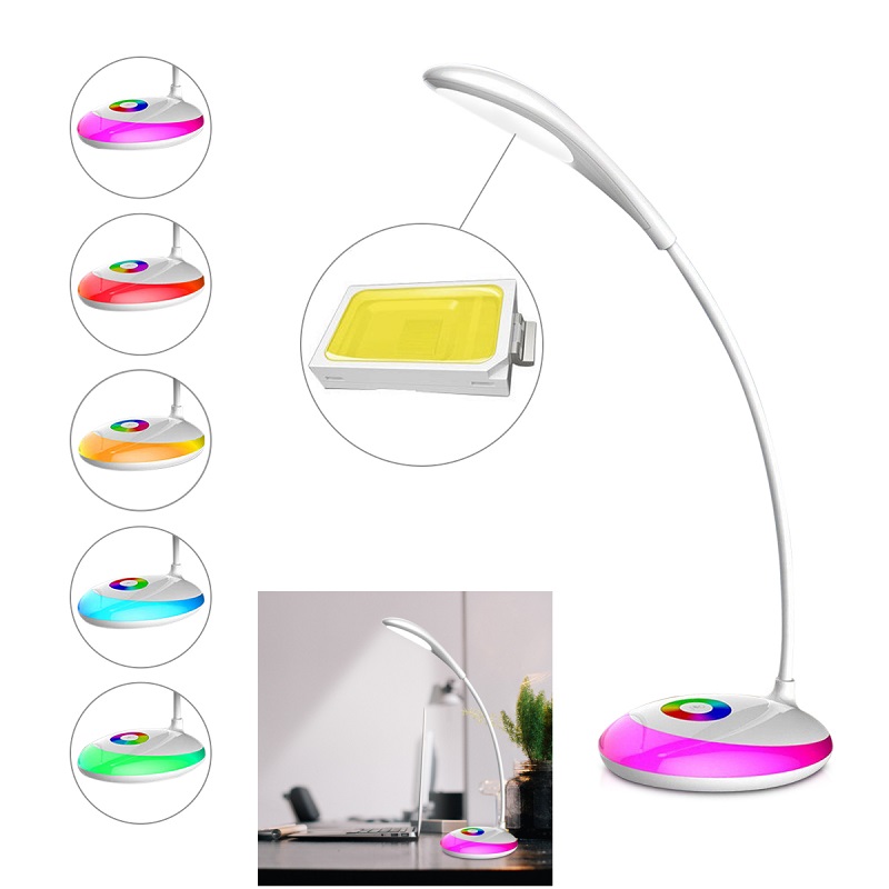 

3.2W Rechargeable Energy Saving USB RGB LED Dimmable Night Light DC5V/0.5A