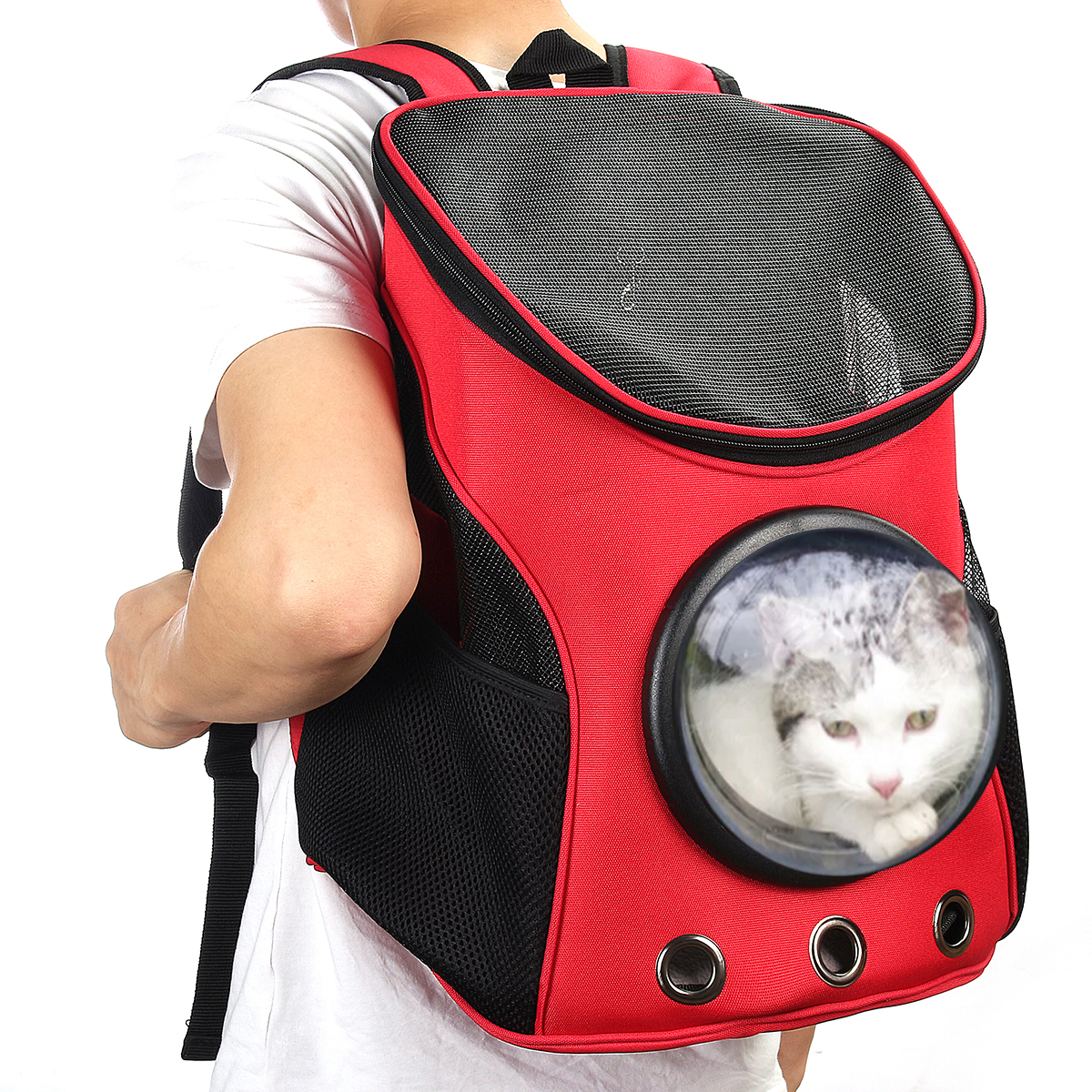 Breathable Astronaut Pet Cat Puppy Carrier Travel Bag Space Capsule Backpack Bag 18