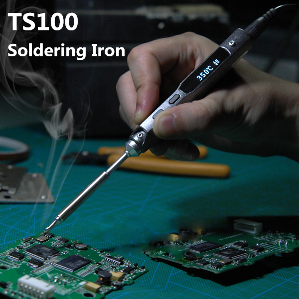 TS100 Digital LCD Smart Electric Soldering Iron