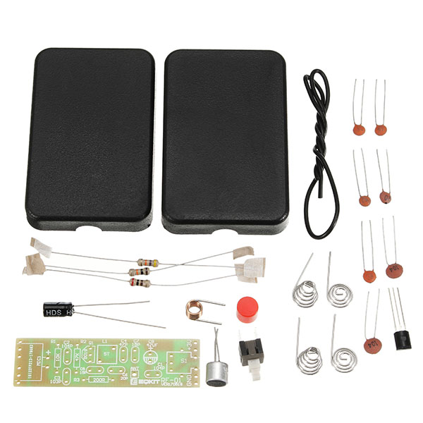 EQKIT® RF-01 DIY Wireless Microphone Parts 5mA 70MHz FM Transmitter Production Kit With Antenna 10