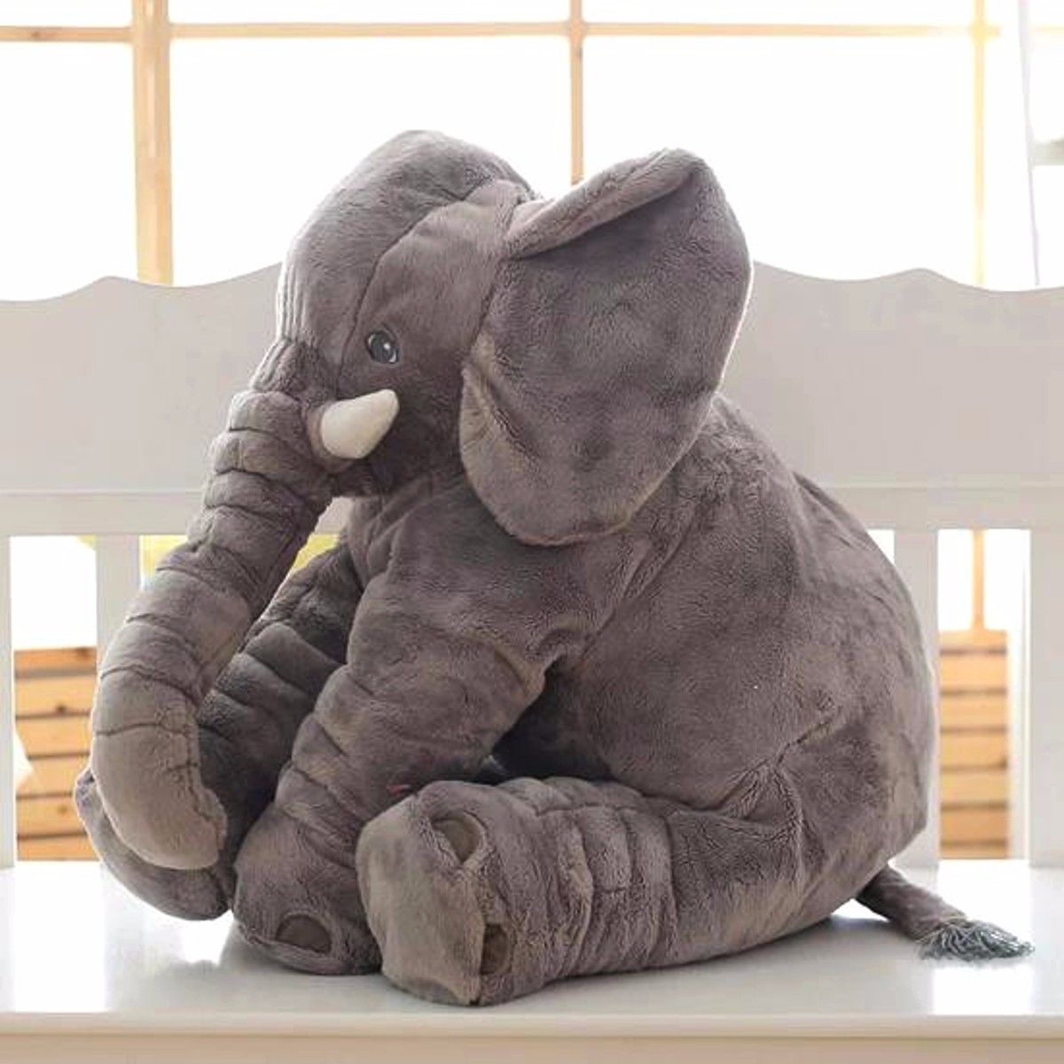 23.5 60cm Cute Jumbo Elephant Plush Doll Stuffed Animal Soft Kids Toy Gift" - Photo: 2