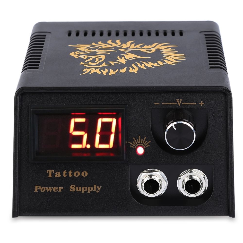 

LCD Professional Tattoo Digital Dual Power Supply For Foot Pedal Switch Machine