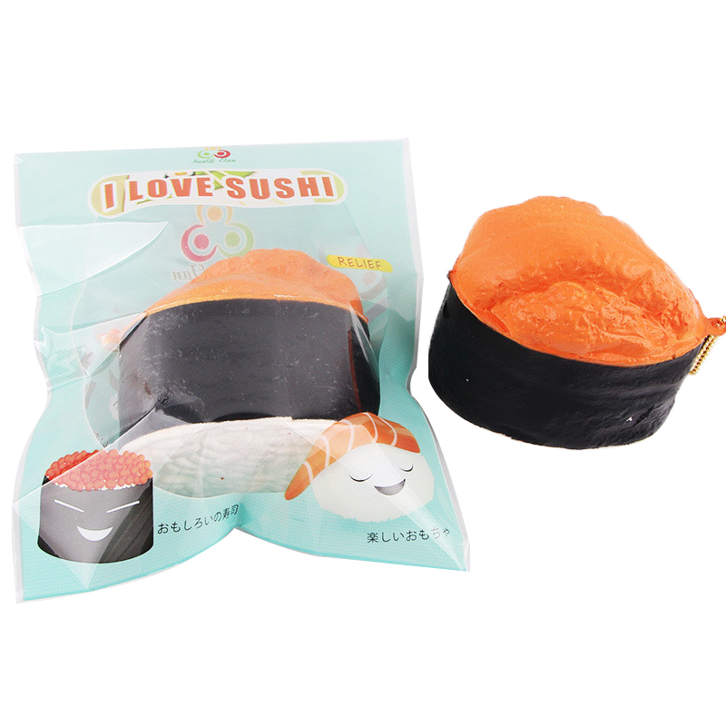 

SanQi Elan Squishy Sea Urchin Sushi Slow Rising Original Packaging Soft Collection Gift Decor Toy