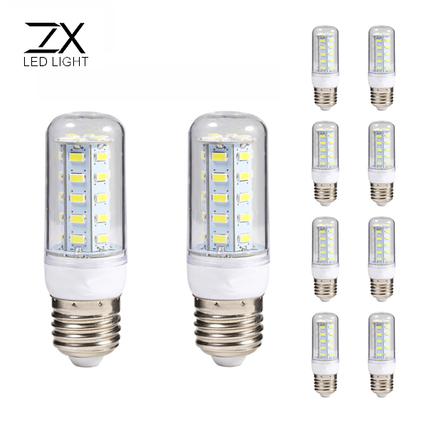 ZX 10X LED Pure White Warm Corn Bulb AC110V AC220V
