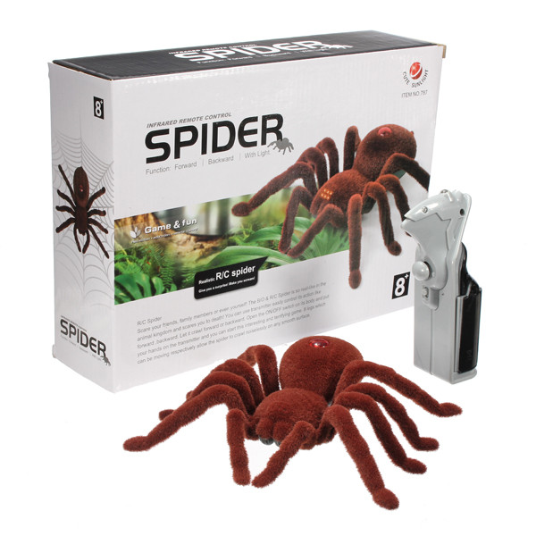 Cute Sunlight 11 2CH RC Spider Toy Prank Gift Model Halloween Prop