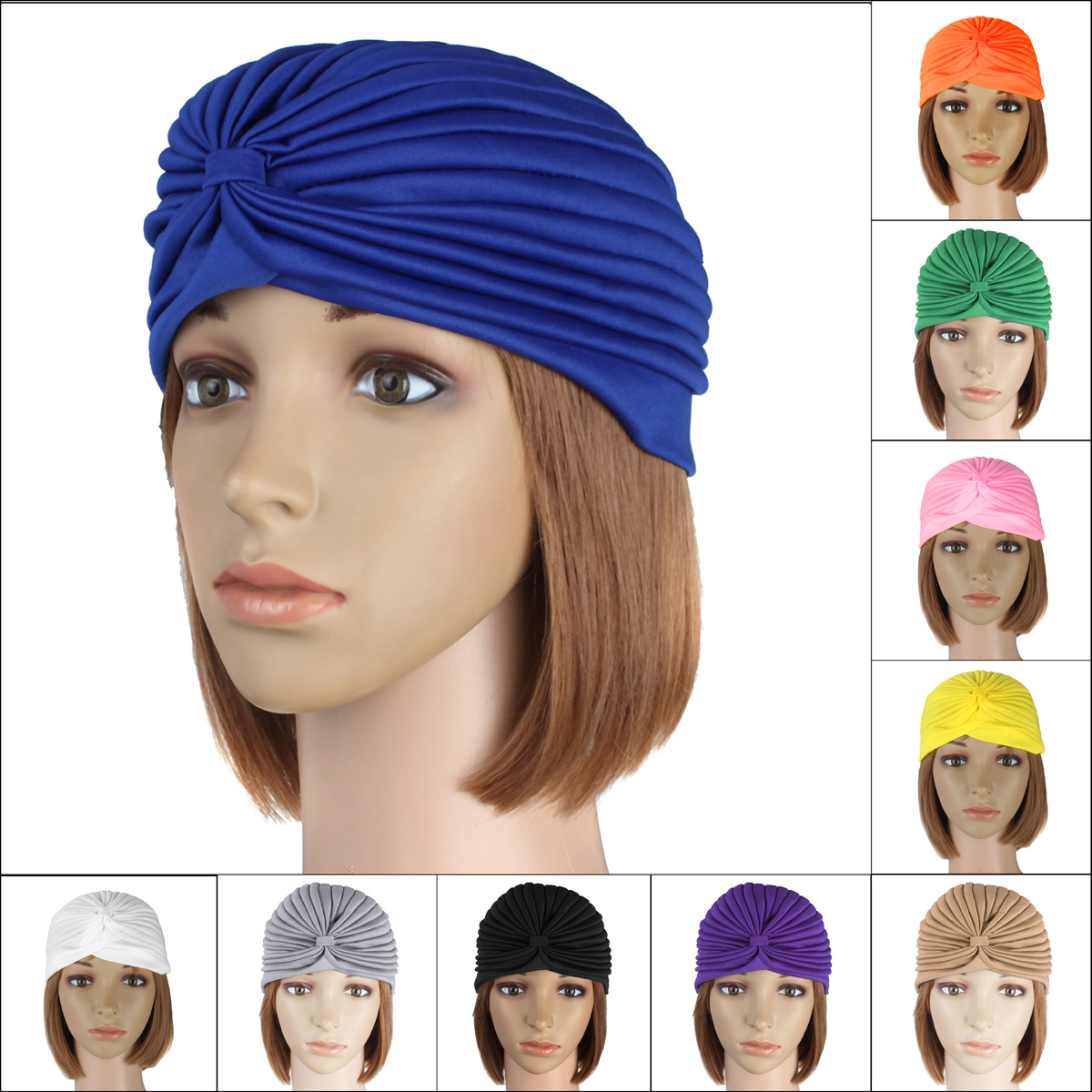 

Delivery Mummy Puerperal Turban Chemo Costume Full Head Cover Wrap Hats Cap Hair Head Loss Scarf Warm Bandana