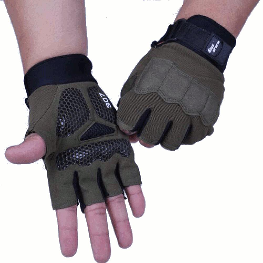 

FAITH PRO Hunting Tactical Half Finger Military Camouflage Cooler Motorcycle Bike Anti-skid Gloves