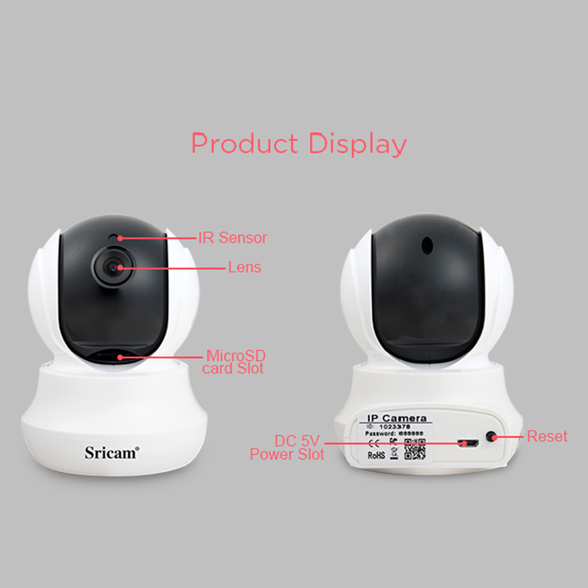 Sricam SP020 Wireless 720P IP Camera Pan&Tilt Home Security PTZ IR Night Vision WiFi Webcam 19