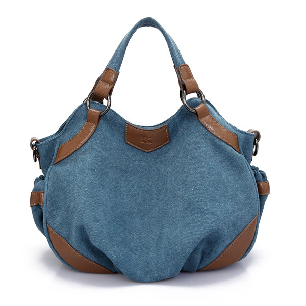 Women Canvas Hobo Casual Handbags Ladies Totes Shoulder Bags Crossbody Bags - US$27.51