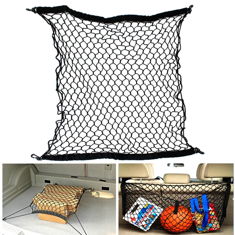 Car Rear Cargo Luggage Elastic Nylon Net