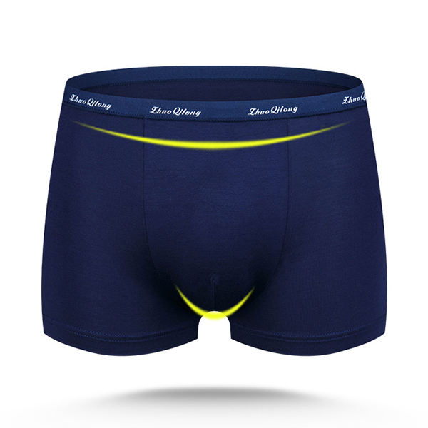 

Mens Sexy Modal U Convex Casual Underwear Soft Breathable Mid-rise Boxers