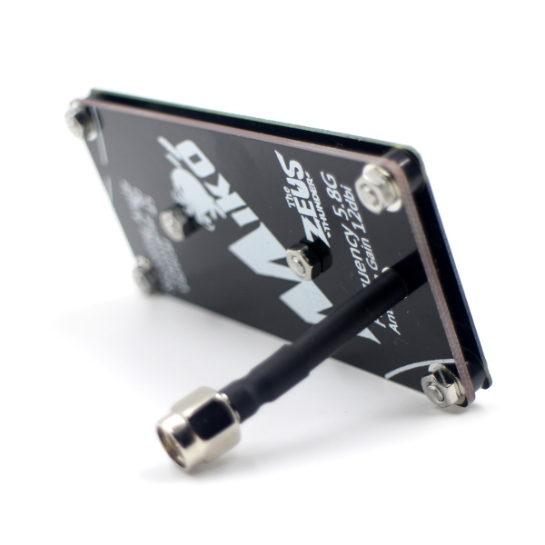 MIKO ZEUS 5.8G 12DBi Flat Panel Plated RX FPV Antenna SMA/RP-SMA for Video Goggles  - Photo: 6