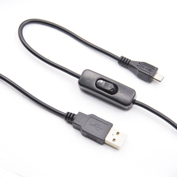 USB Power Cable With Switch ON/OFF Button For Raspberry Pi Banana Pi 7