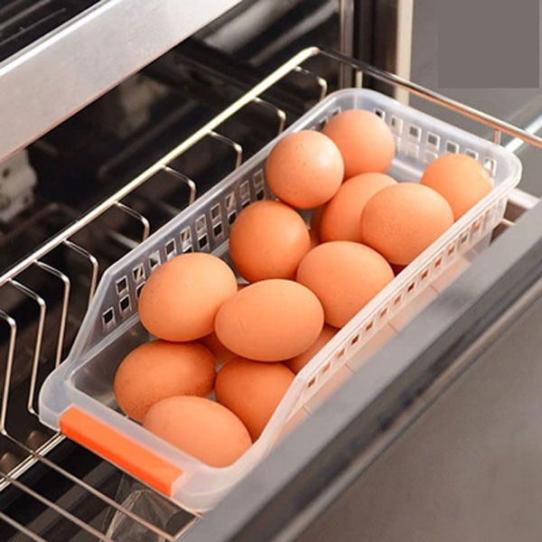 Plastic Refrigerator Storage Drawer  Food Fruit  Drinks Kitchen Organizer