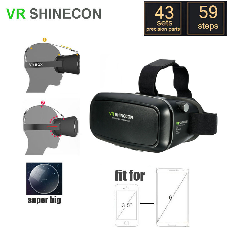 VR Shinecon Video Glasses 3D Virtual Reality Glasses