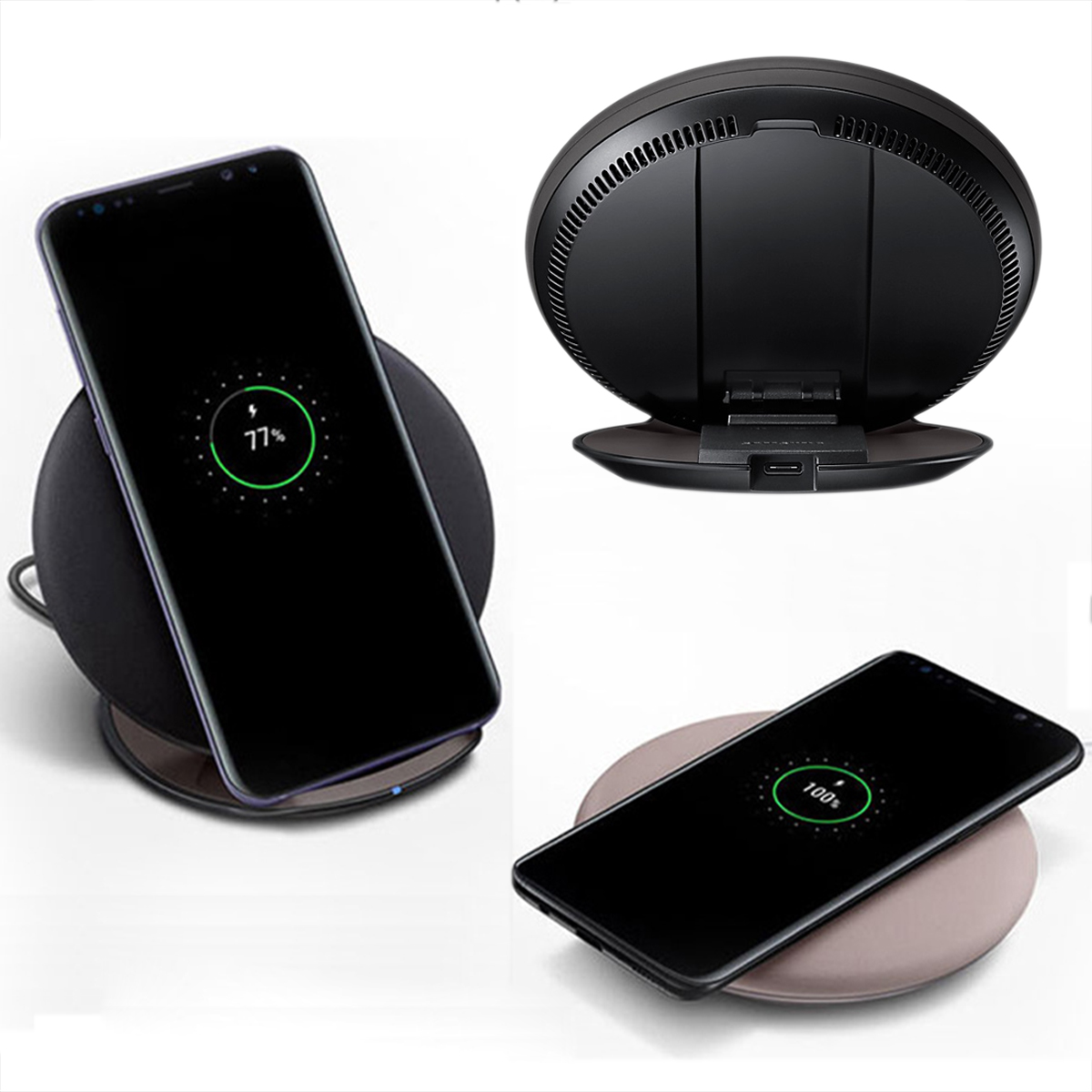 

Fast QI Wireless Charger Charging For Samsung Galaxy Note 5 S6 Edge+ S7 S8 S8+