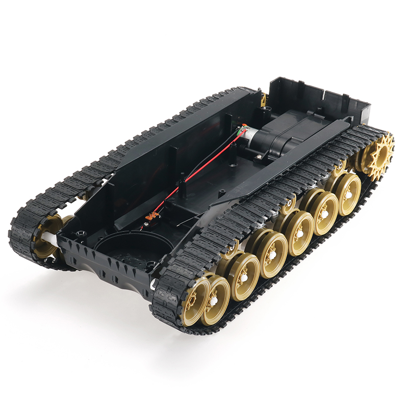 3V-9V DIY Shock Absorbed Smart Robot Tank Chassis Crawler Car Kit With 260 Motor For Arduino SCM 12