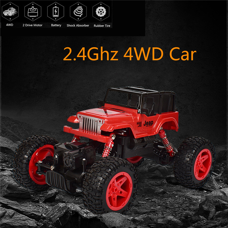 2.4Ghz 1/18  4WD 10 km/H RC Rock Crawler Car Truck Off-Road Vehicle Buggy Remote Control Toy - Photo: 8