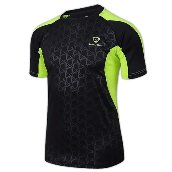 Mens Quick Dry Breathable Short Sleeved Sports Tshirts