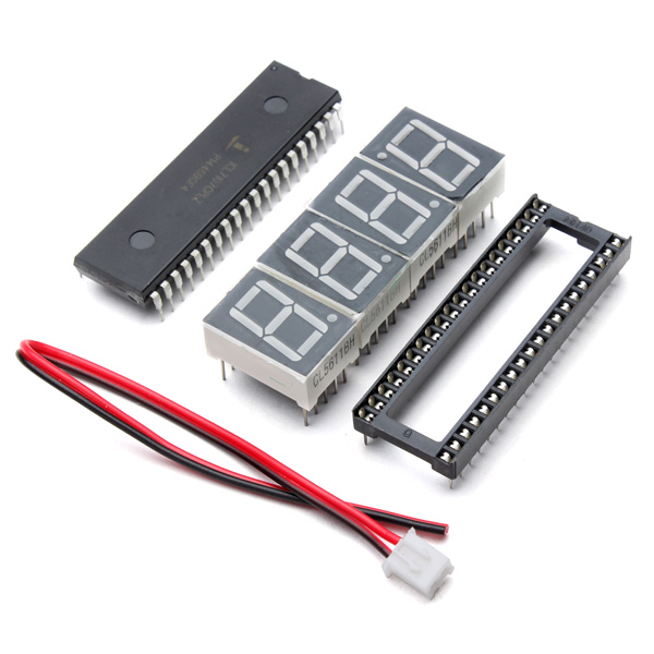 10Pcs DIY 4 Digit Ammeter Kit ICL7107 Electronic LED Soldering Set 10