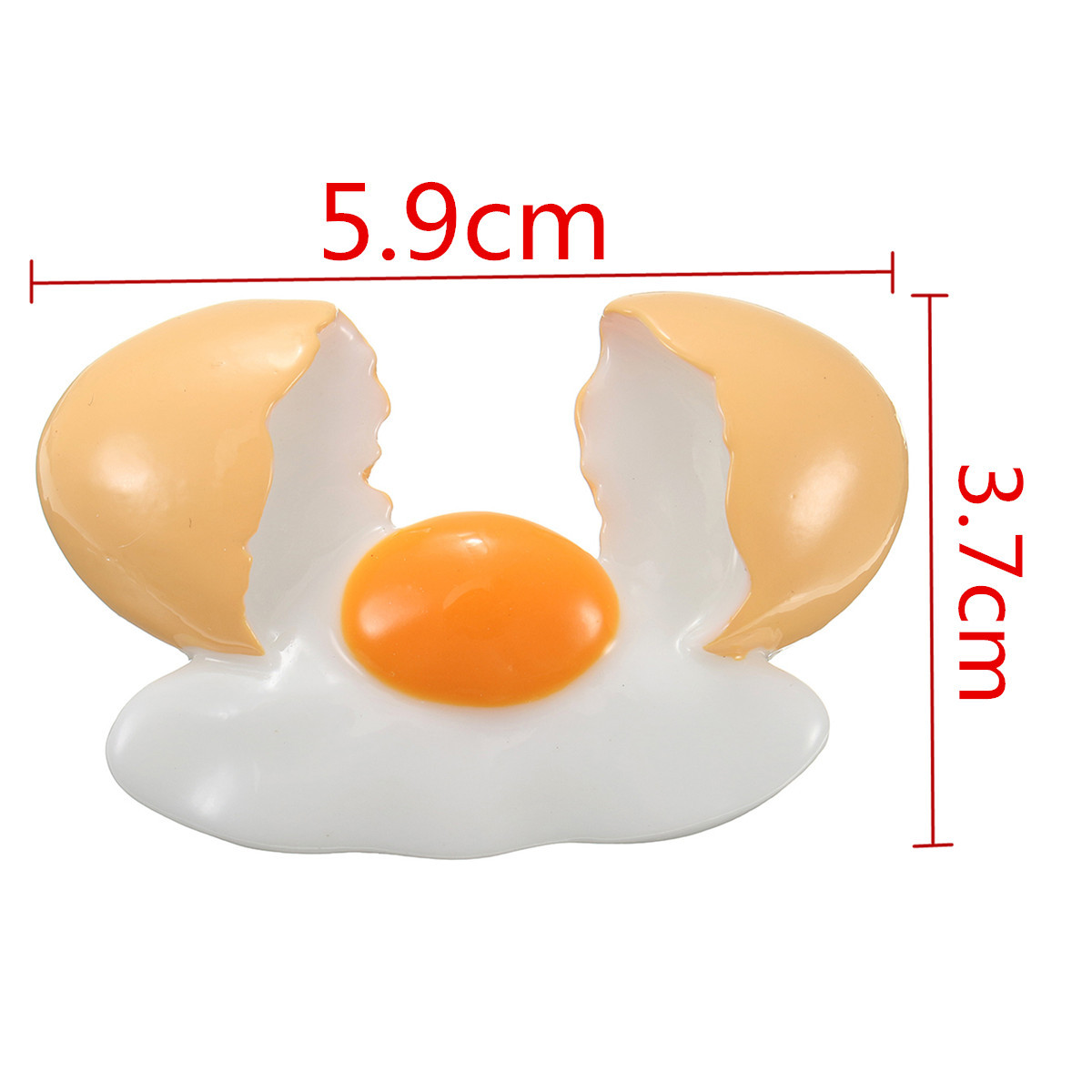 5.9 x 3.7CM Kitchen Food 3D Tourist Souvenir Rerin Fridge Magnet Egg - Photo: 4