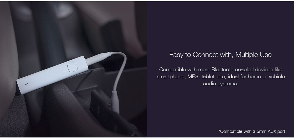 Xiaomi Sports Car Headset Earphone Bluetooth Audio Receiver International Version 9