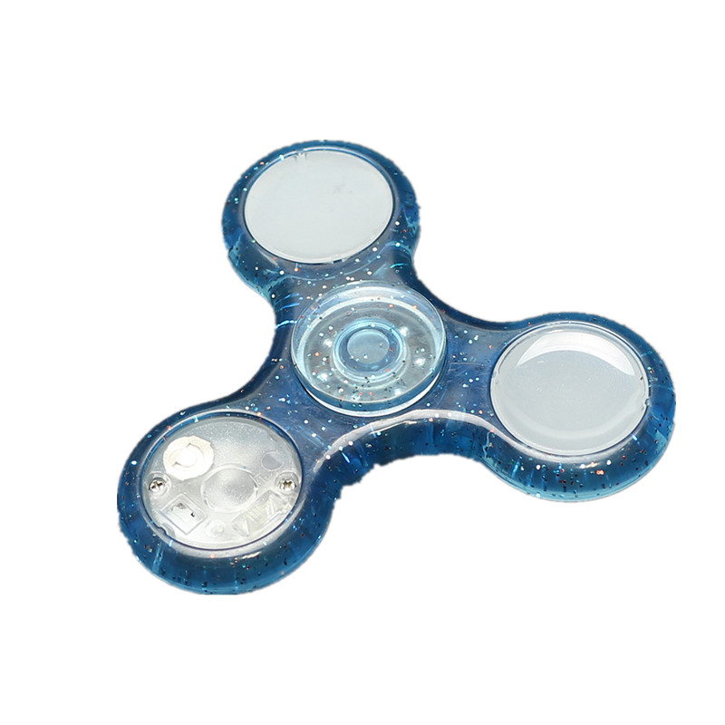 

ABS Tri-Spinner Rotating Fidget Hand Spinner With Various Light ADHD Autism Reduce Stress Toys