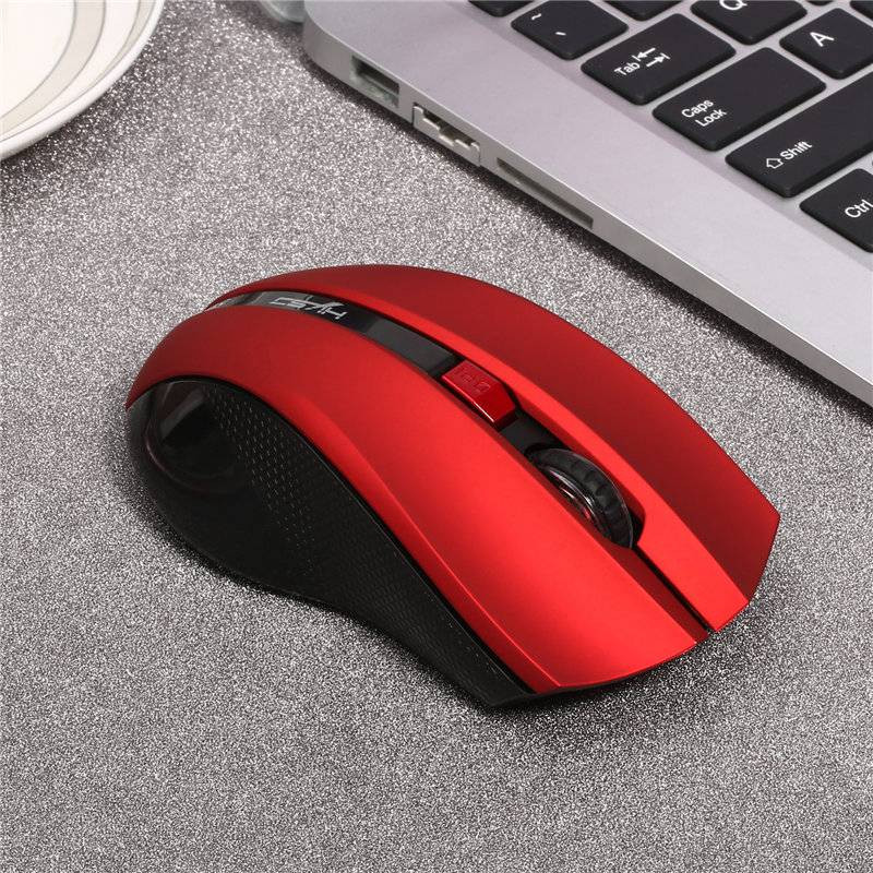 HXSJ X50 Wireless Mouse 2400DPI 6 Buttons ABS 2.4GHz Wireless Optical Gaming Mouse 43