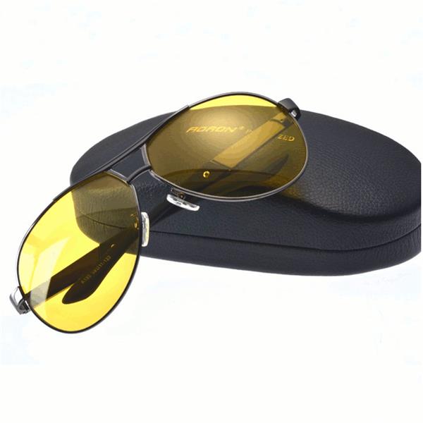 Unisex Casual Night Vision Polarized Sunglasses Men UV400 Protection Anti-glare Driving Glasses