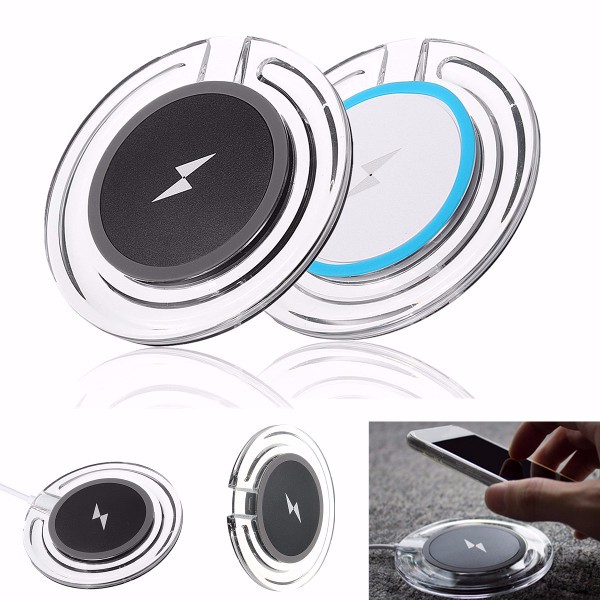 

Qi Wireless Fast Charger Charging Pad Plate For Samsung Galaxy S6 S7 edge+ Note 5
