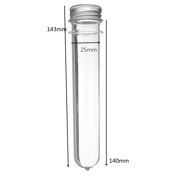 Soporte líquido para tubos de ensayo de laboratorio de plástico de 14 cm