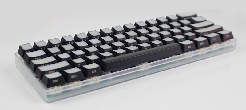 DIY 60% Mechanical Keyboard Case Universal Customized Plastic Shell Base for GH60 Poker2 40