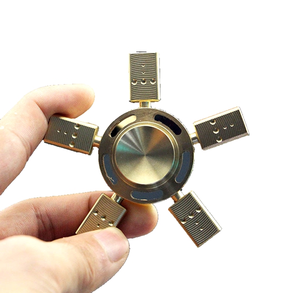 

ECUBEE Brass Fidget Spinner Hand Spinner 606 Steel Ball Bearing Focus Reduce Stress Gadget