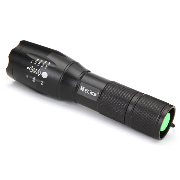 MECO XM-L2 5 Modes 2000LM Zoomable Flashlight