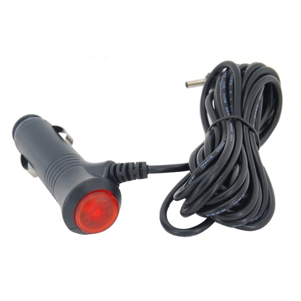 3M 12V Car Charger Round DC3.5mm Charger Power Cord 