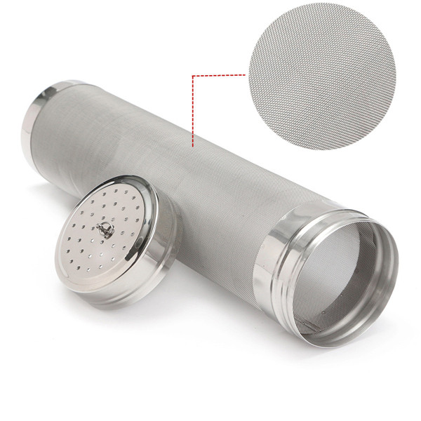 29x7CM Stainless Homebrew Beer Filter 300 Mesh