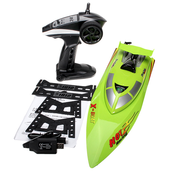 QiJun 1812-1 2.4G 30KM/H High Speed Wireless Remote Control  Rc Boat With Battery - Photo: 6