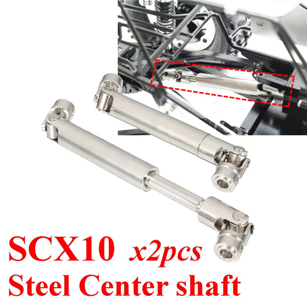 2PCS Speed Steel Center Drive Shaft 100-140mm For Axial SCX10 1:10 RC Car Crawler - Photo: 10