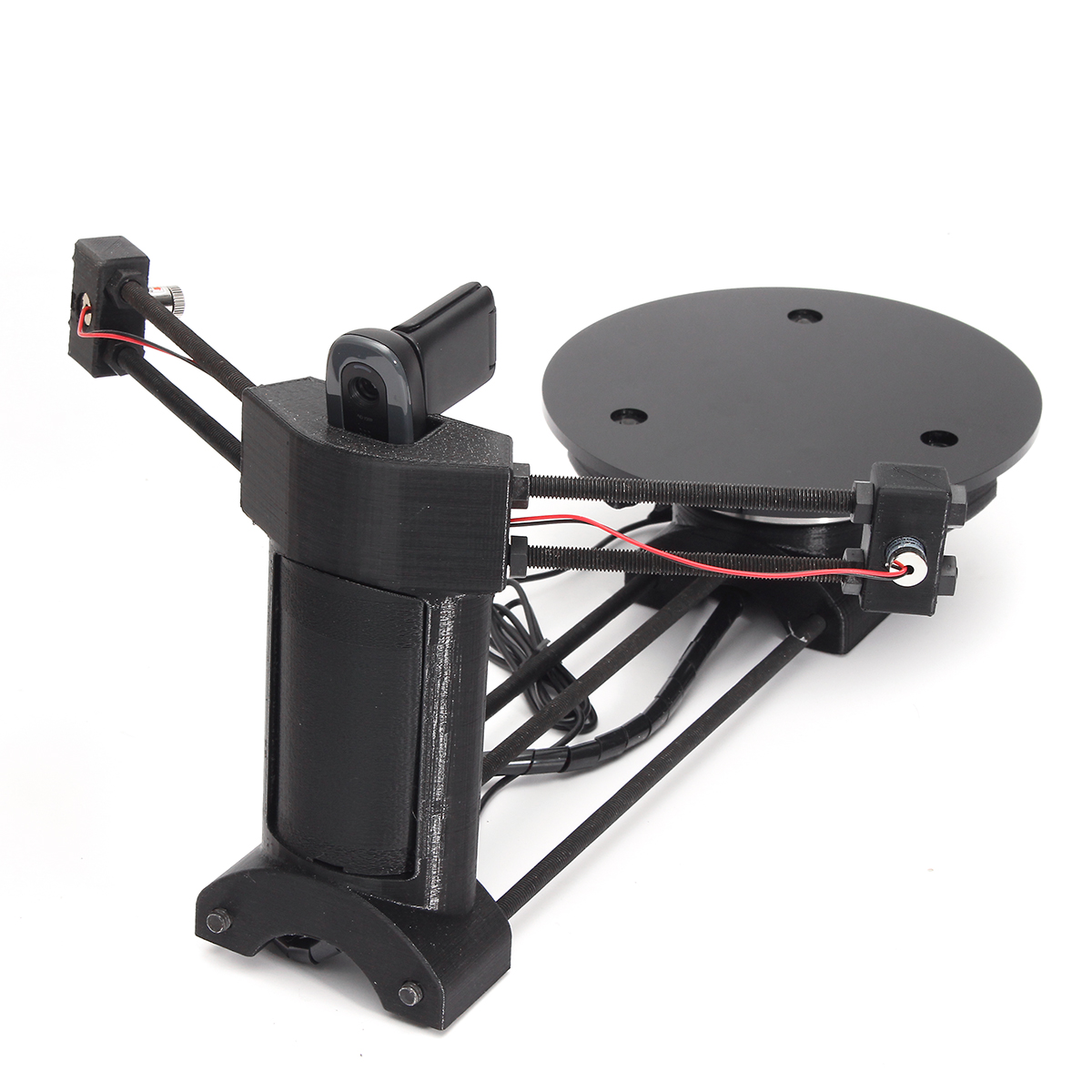 Black DIY 3D Laser Scanner Adapter Plate For Ciclop 3D Printer 9
