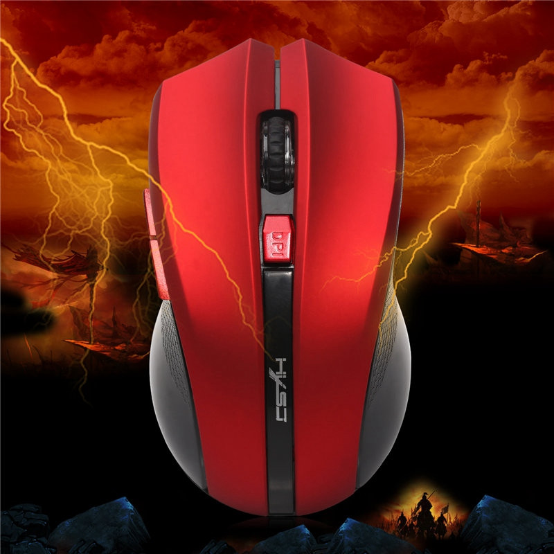 HXSJ X50 Wireless Mouse 2400DPI 6 Buttons ABS 2.4GHz Wireless Optical Gaming Mouse 37